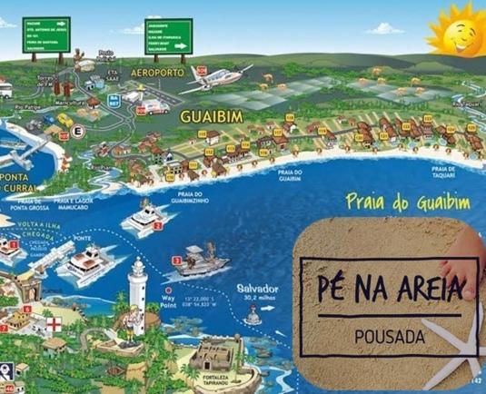 Chales Suites Pe Na Areia Guaibim Exteriér fotografie